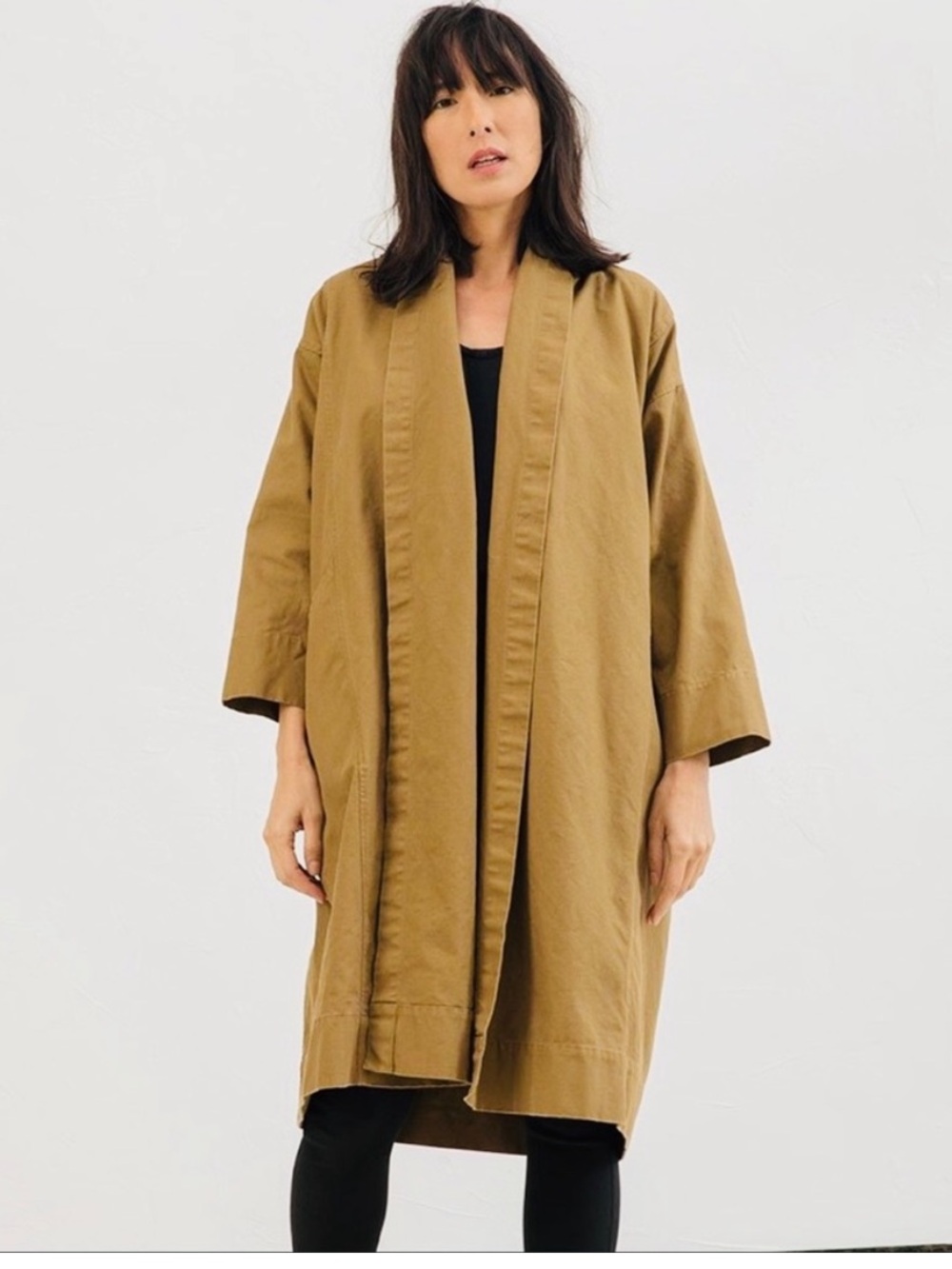 Elizabeth Suzann Clyde Trench, clay cotton canvas sz M